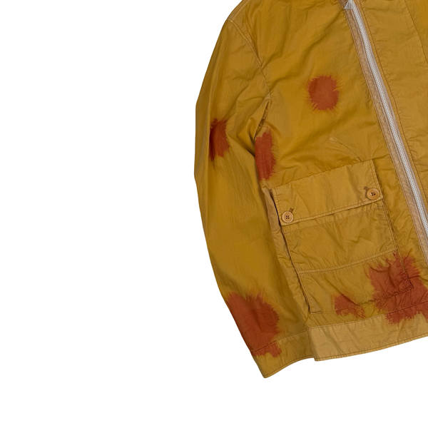 CP Company Yellow Eco Chrome-R Seed 2 Painted Goggle Jacket - Small (46)