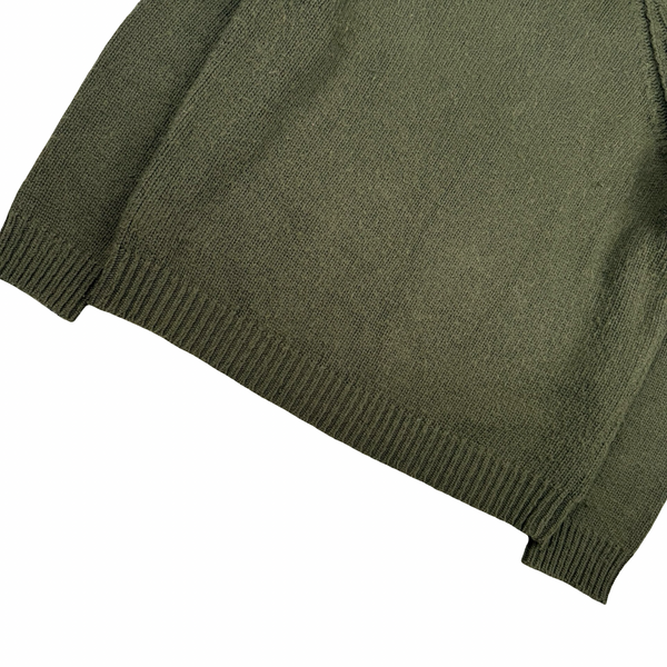 Stone Island 2016 Khaki Wool/Cashmere/ Rayon Blend Knitted Jumper - XXL