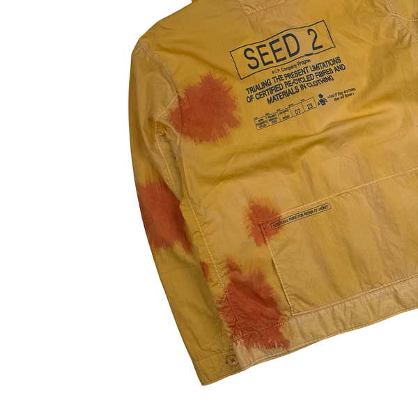 CP Company Yellow Eco Chrome-R Seed 2 Painted Goggle Jacket - Small (46)