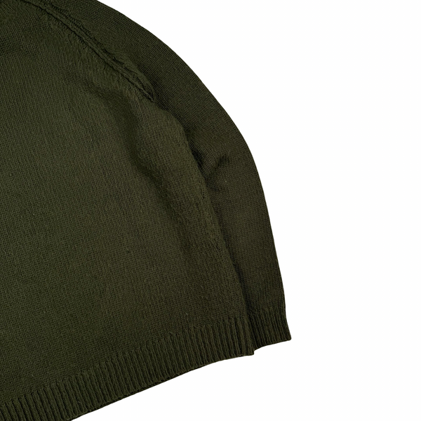 Stone Island 2016 Khaki Wool/Cashmere/ Rayon Blend Knitted Jumper - XXL