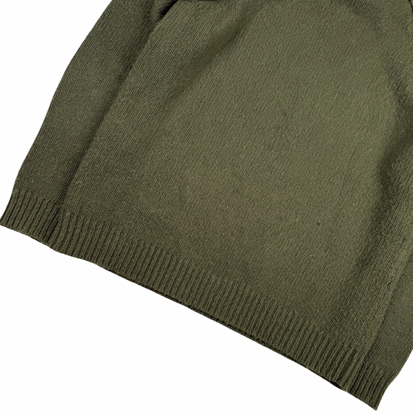 Stone Island 2016 Khaki Wool/Cashmere/ Rayon Blend Knitted Jumper - XXL