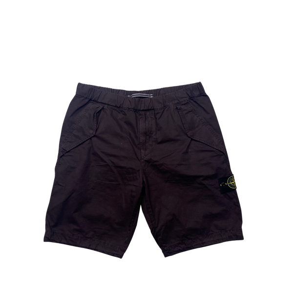 Stone Island 2018 Burgundy Shorts - 34"