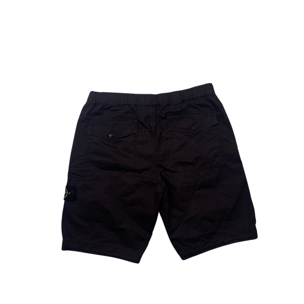 Stone Island 2018 Burgundy Shorts - 34"