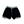 Load image into Gallery viewer, Stone Island 2023 Cotton Black Hand Sprayed Shorts - Large
