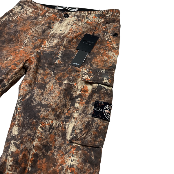 Stone Island 2019 Paintball Camo Cargo Trousers - 30"