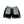 Load image into Gallery viewer, Stone Island 2023 Cotton Black Hand Sprayed Shorts - Large
