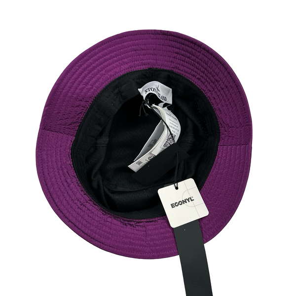 Stone Island purple Nylon Metal Bucket Hat - Large