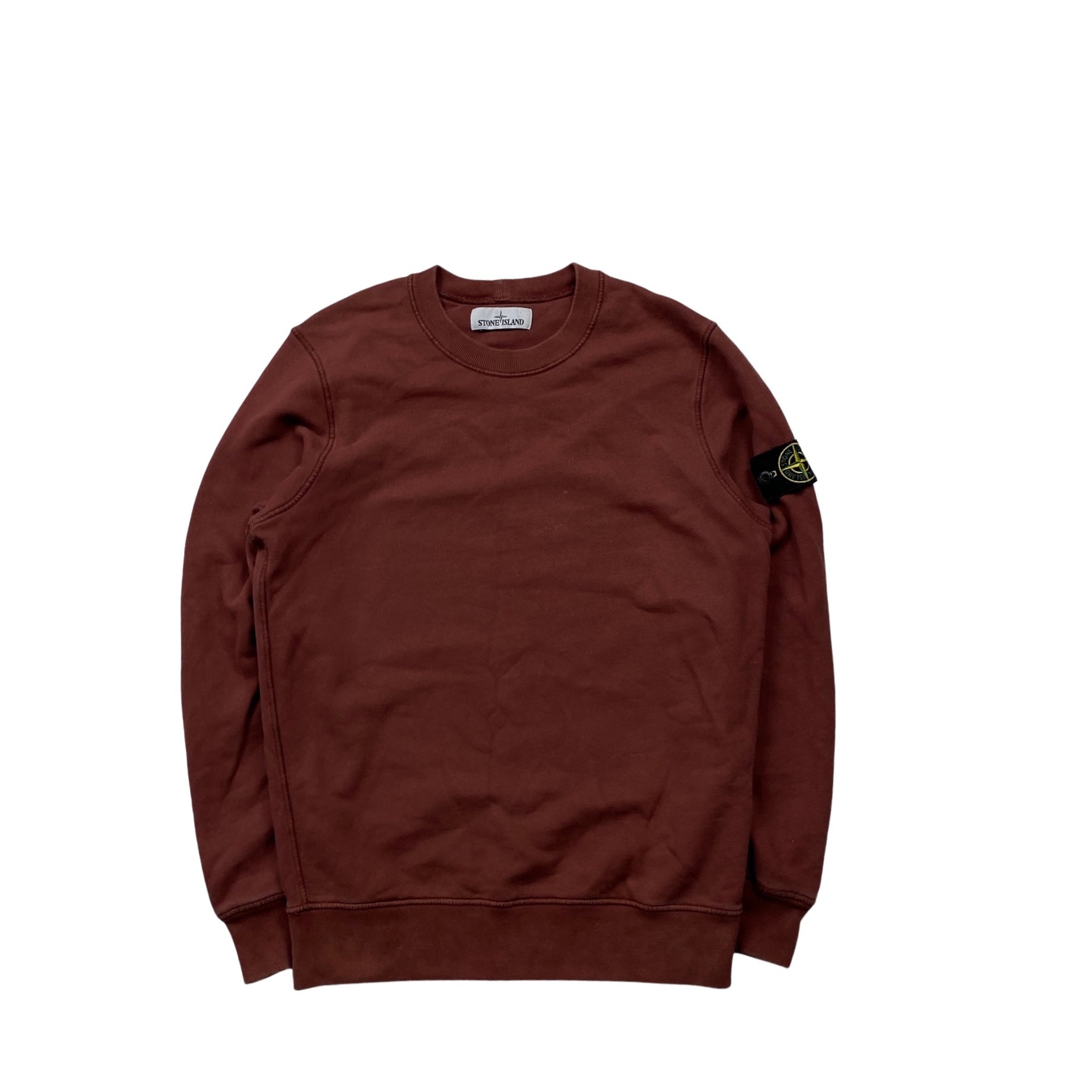 Stone island red clearance crewneck