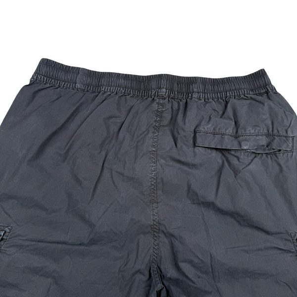 Stone Island 2021 Black Regular Tapered Cargo Trousers - 32"