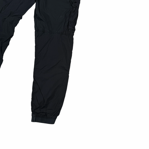 Stone Island 2021 Black Regular Tapered Cargo Trousers - 32"