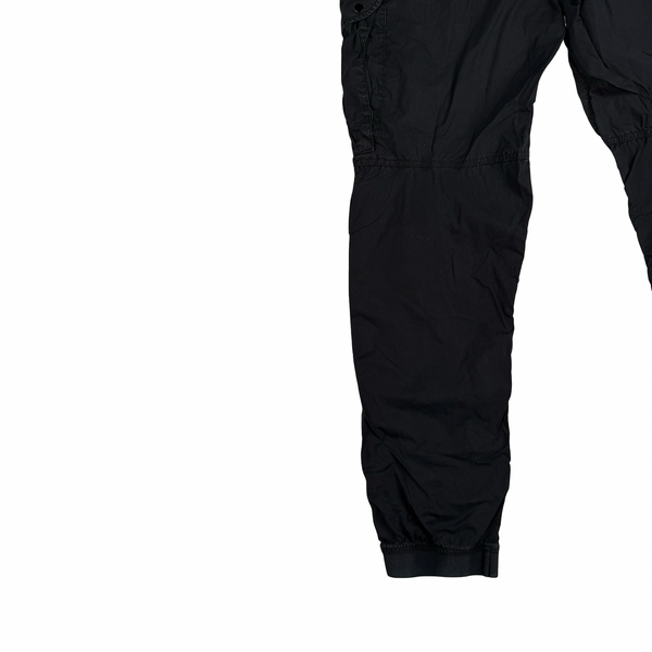 Stone Island 2021 Black Regular Tapered Cargo Trousers - 32"