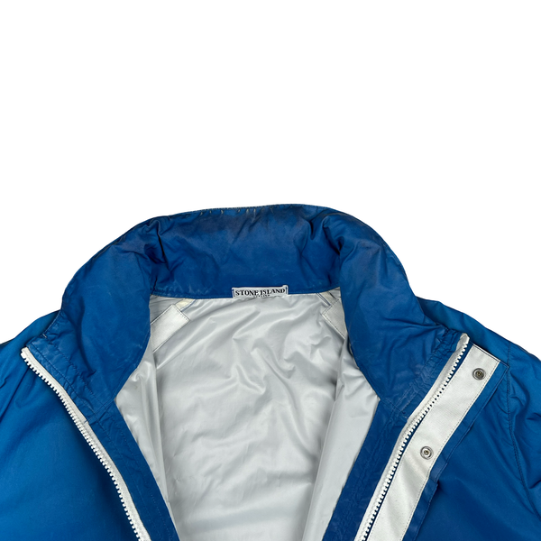 Stone Island 2011 Rare Archive Blue Reflective Jacket - 3XL