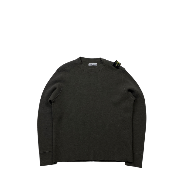 Stone Island 2006 Brown Wool Jumper - XXL