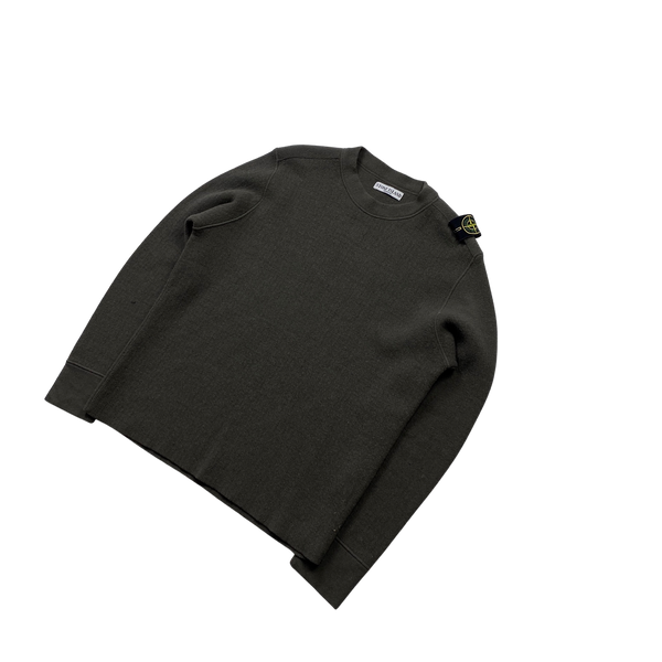 Stone Island 2006 Brown Wool Jumper - XXL