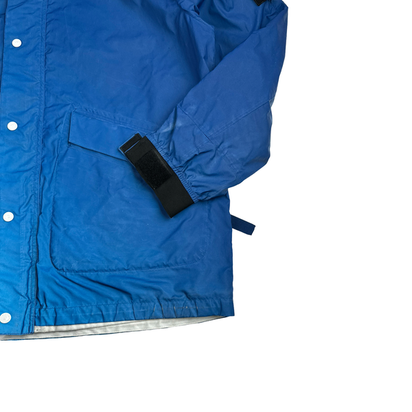 Stone Island 2011 Rare Archive Blue Reflective Jacket - 3XL