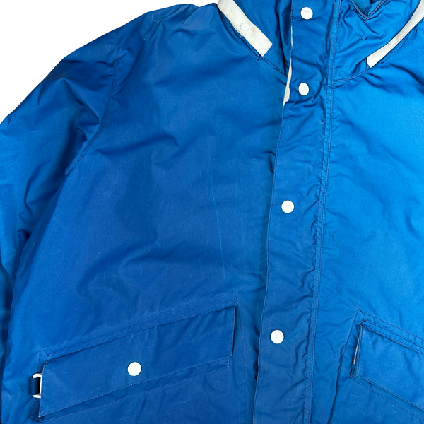 Stone Island 2011 Rare Archive Blue Reflective Jacket - 3XL