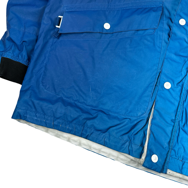 Stone Island 2011 Rare Archive Blue Reflective Jacket - 3XL