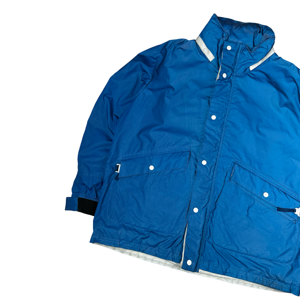 Stone Island 2011 Rare Archive Blue Reflective Jacket - 3XL