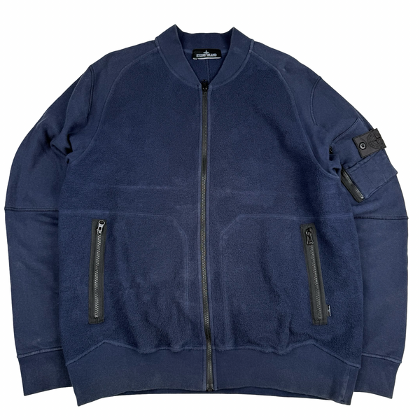 Stone Island 2019 Black Shadow Project Cotton Fleece Bomber - XL
