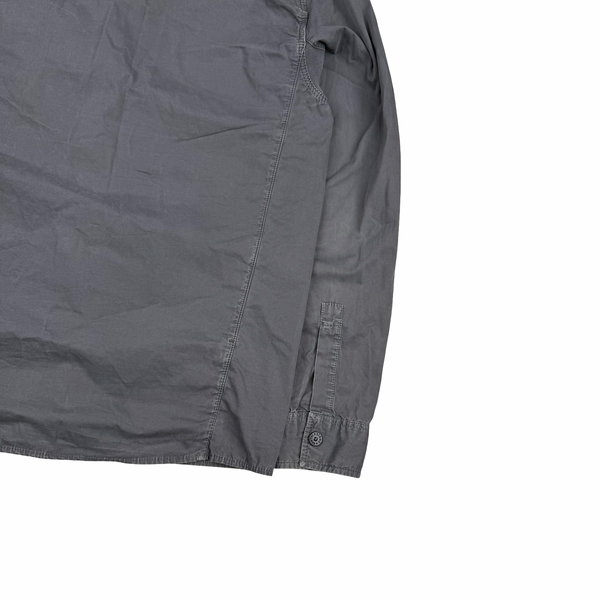 Stone Island 2017 Grey Zipped Front Pocket Overshirt - Small
