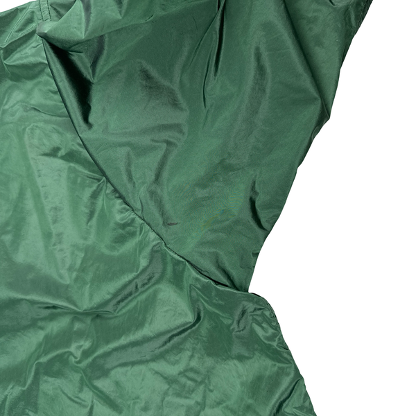 Stone Island 2008 Green Shimmer Velour Lined Nylon Jacket - XL