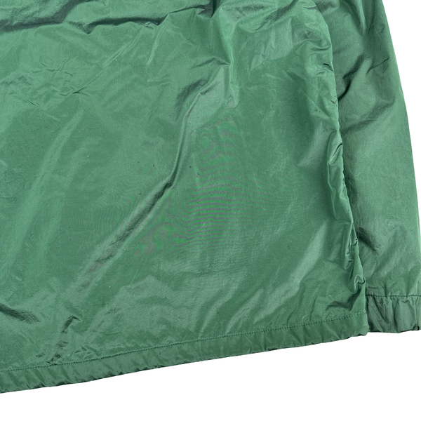Stone Island 2008 Green Shimmer Velour Lined Nylon Jacket - XL