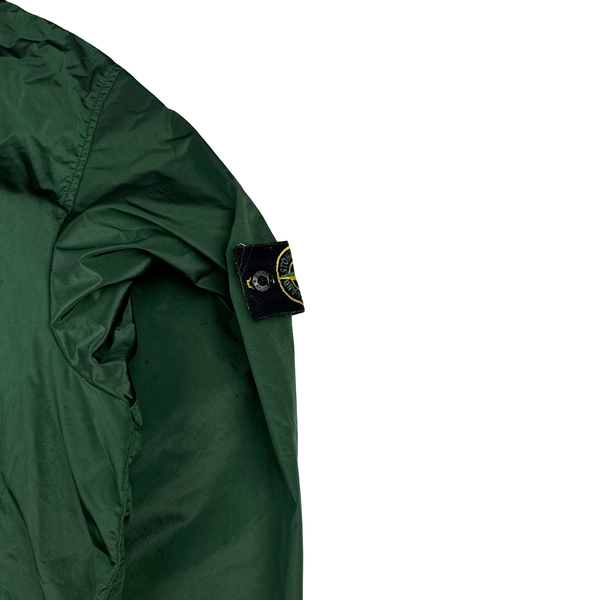 Stone Island 2008 Green Shimmer Velour Lined Nylon Jacket - XL