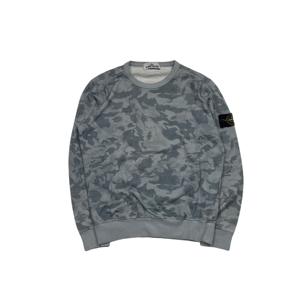 Stone Island 2020 Big Loom Camo Sweatshirt - Small