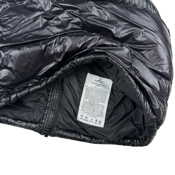 Stone Island 2017 Black Pertex Quantum Y Down Puffer Gilet - XXL