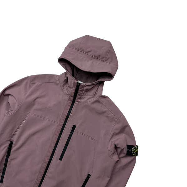 Stone Island 2018 Pink Soft Shell R Jacket XXL