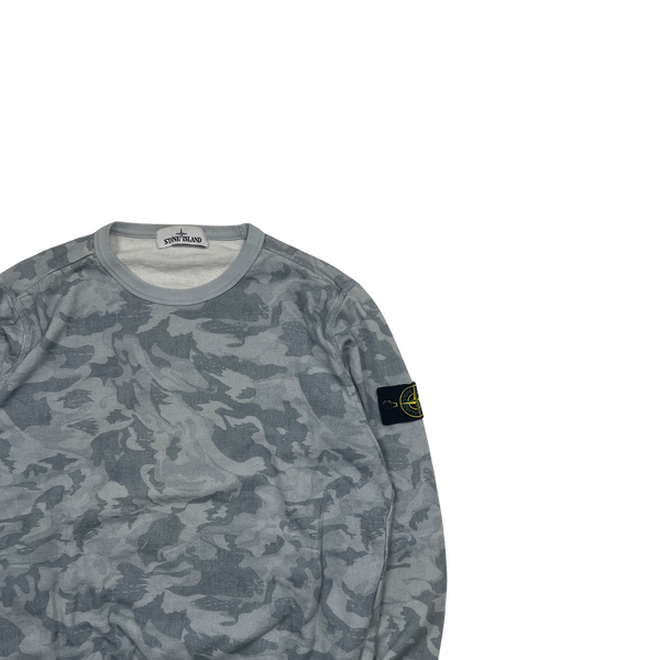 Stone Island 2020 Big Loom Camo Sweatshirt - Small