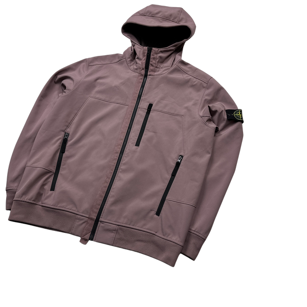 Stone Island 2018 Pink Soft Shell R Jacket XXL