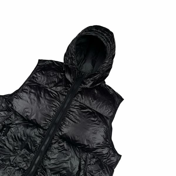 Stone Island 2017 Black Pertex Quantum Y Down Puffer Gilet - XXL