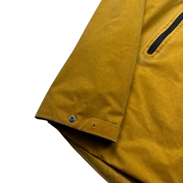 CP Company Yellow Hooded Pro Tek Jacket - Medium