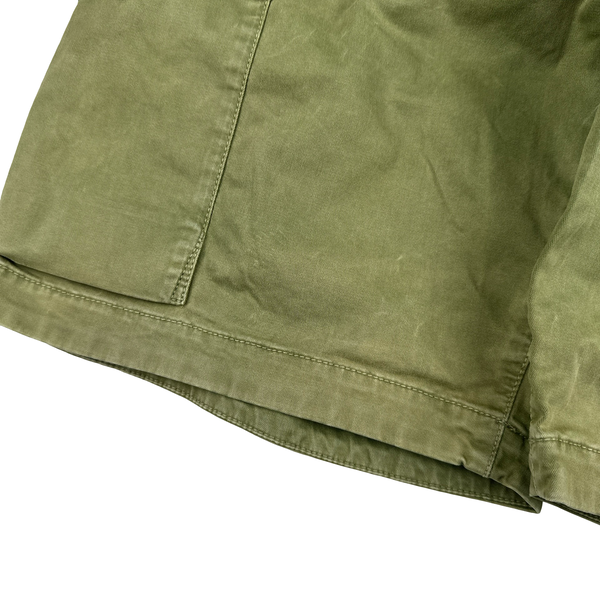 Stone Island 2016 Green Cotton Cargo Shorts - 32"