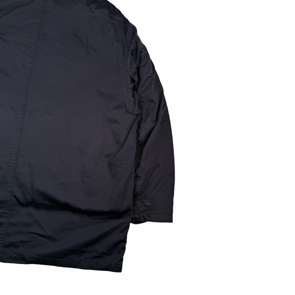 Stone Island Vintage 1998 Navy Raso Gommato Quilted Liner Jacket - XL