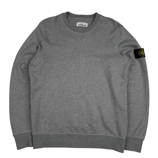 Stone Island 2020 Grey Crewneck Sweatshirt - Medium