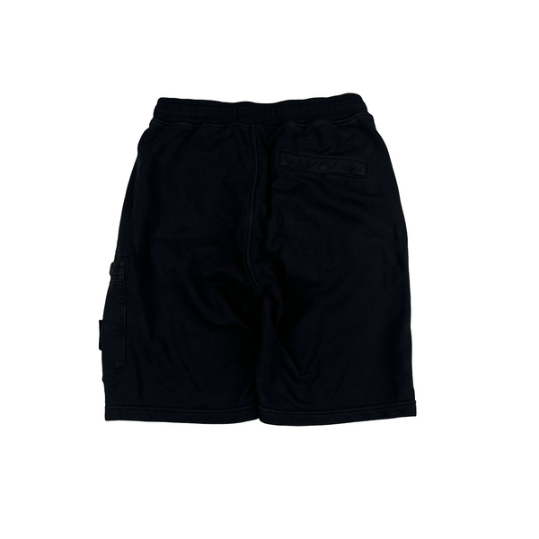 Stone Island 2022 Black Cotton Shorts - Small
