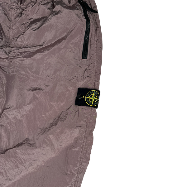 Stone Island 2017 Pink Nylon Metal Trousers - Large