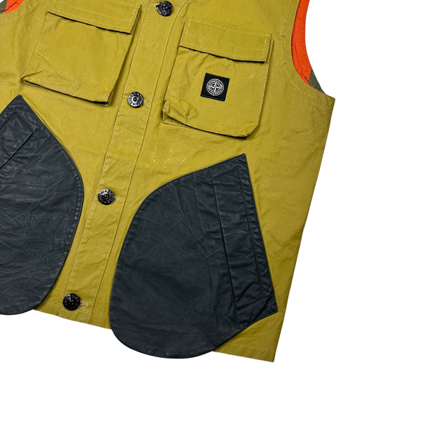 Stone Island 2019 Tela Placcata Bicolore Gilet Vest - XL