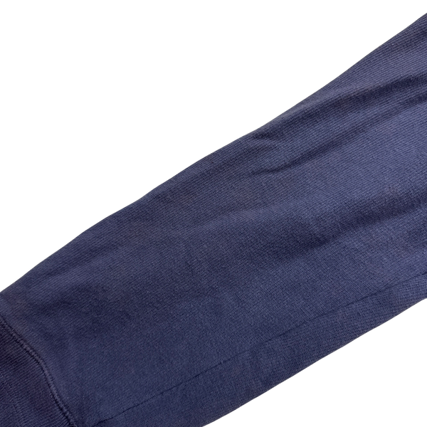 Stone Island 2009 Blue Half Zipped Pullover Jumper - Large