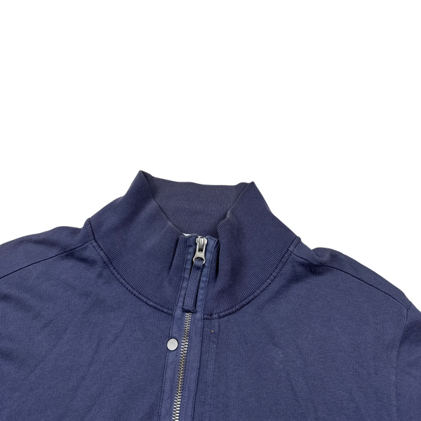 Stone Island 2009 Blue Half Zipped Pullover Jumper - Large