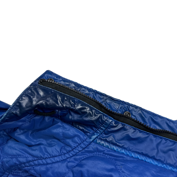 Stone Island 2014 Blue Mussola Gommata Padded Jacket - Medium