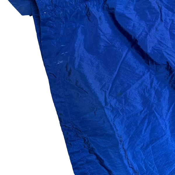 Stone Island Blue Nylon Metal Shimmer Overshirt - Medium