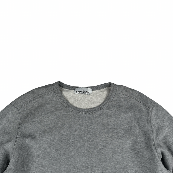 Stone Island 2018 Grey Cotton Crewneck Jumper - Large