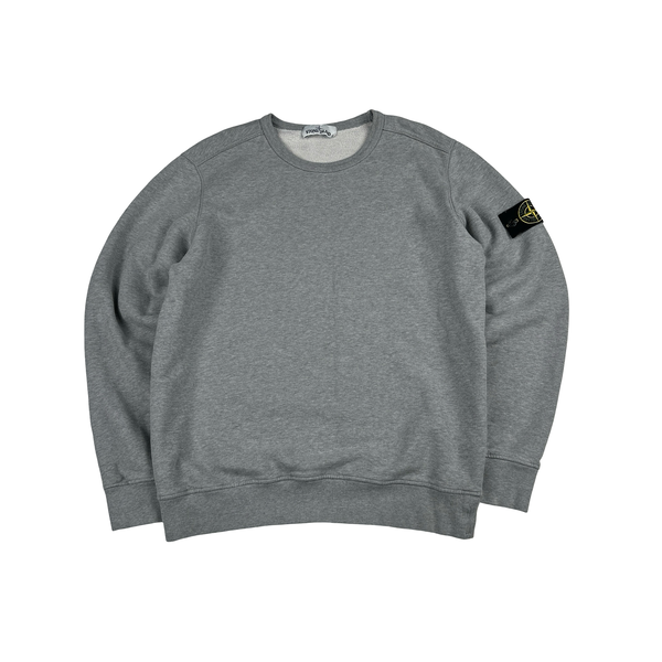 Stone Island 2018 Grey Cotton Crewneck Jumper - Large