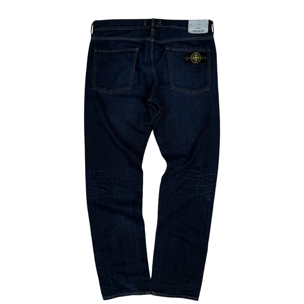 Stone Island 2012 RE T Dark Wash Blue Denim Jeans - 36"