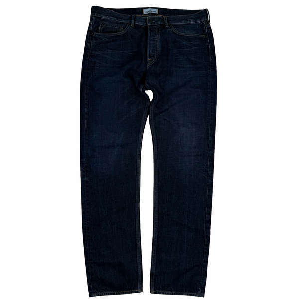 Stone Island 2012 RE T Dark Wash Blue Denim Jeans - 36"