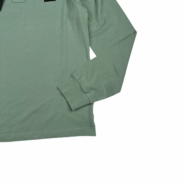 Stone Island 2022 Green Polo Longsleeve Shirt - Small