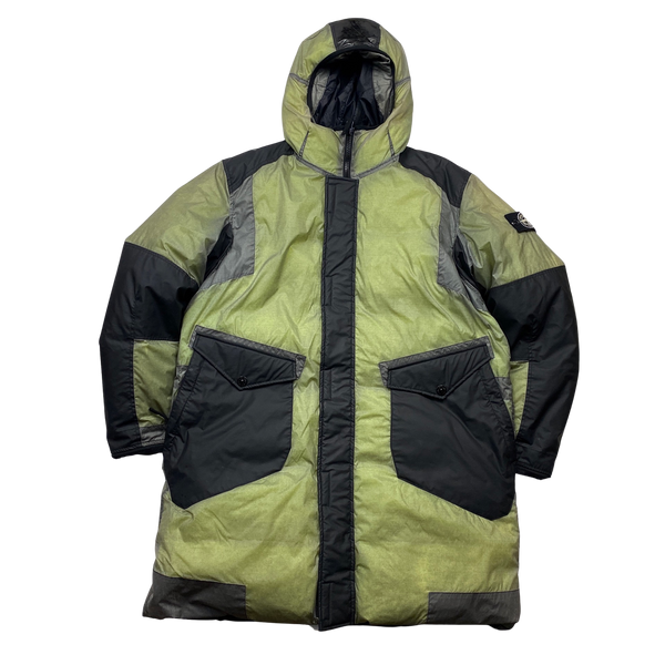 Stone Island 2016 Resin T Shell Down Ice Jacket XXL Mat s Island